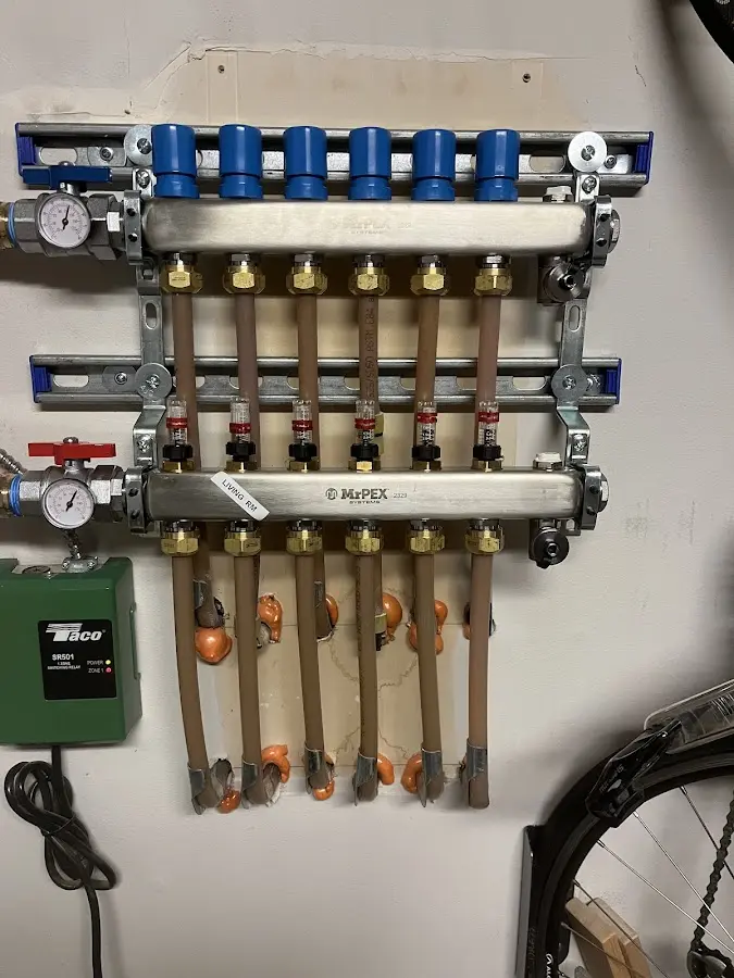 Plumber performing Leak Detection at a residential property in Woodbury